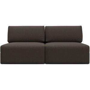 Изображение товара Диван прямой модульный Лига-060 НПБ (ЛДСП,Брус,Фанера/Пластик/Рогожка/Коричневый) Лига Диванов 129704