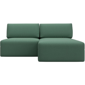 Изображение товара Диван угловой модульный Лига-060 НПБ угол универсальный (ЛДСП,Брус,Фанера/Пластик/Рогожка/Зеленый) Лига Диванов 129717