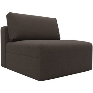 Изображение товара Модуль диван Лига-060 НПБ (ЛДСП,Брус,Фанера,Рогожка/Коричневый) Лига Диванов 129724