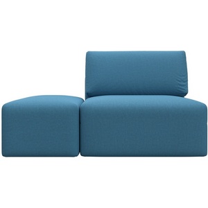 Изображение товара Модули диван и пуф Лига-060 НПБ (ЛДСП,Брус,Фанера,Рогожка/Голубой) Лига Диванов 129741