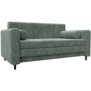 Изображение товара Диван прямой Лига-070 (ЛДСП,Брус,Фанера/Дерево/Велюр/Зеленый) Лига Диванов 129760