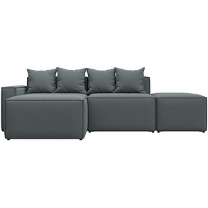 Изображение товара Диван угловой модульный Лига-063 угол левый (ДСП/Пластик/Рогожка/Серый) Лига Диванов 129785L