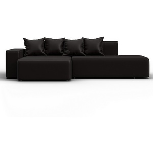 Изображение товара Диван угловой Лига-079 угол левый (ДСП/Пластик/Экокожа/Коричневый) Лига Диванов 129817L