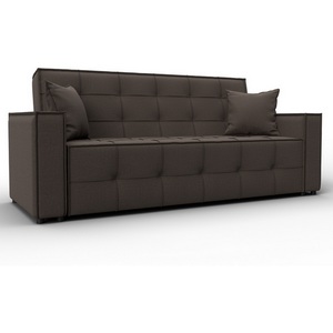 Изображение товара Диван-книжка Лига-067 (ДВП,Дерево/Пластик/Рогожка/Коричневый) Лига Диванов 129826