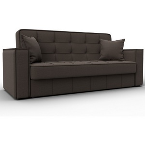 Изображение товара Диван-книжка Лига-068 (ДВП,Дерево/Пластик/Рогожка/Коричневый) Лига Диванов 129831