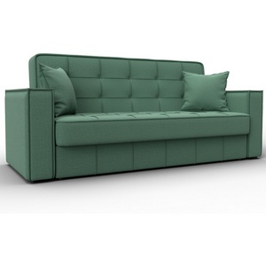 Изображение товара Диван-книжка Лига-068 (ДВП,Дерево/Пластик/Рогожка/Зеленый) Лига Диванов 129834