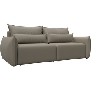 Изображение товара Диван прямой Лига-051 НПБ (ЛДСП,Брус,Фанера/Пластик/Экокожа/Бежевый) Лига Диванов 129878