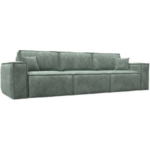 Изображение товара Диван прямой Лига-081 НПБ Лонг (ДСП/Пластик/Велюр/Зеленый) Лига Диванов 130139