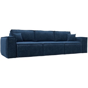 Изображение товара Диван прямой Лига-081 НПБ Лонг (ДСП/Пластик/Велюр/Синий) Лига Диванов 130140