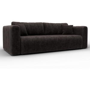 Изображение товара Диван прямой Лига-062 НПБ (ДСП,Фанера,ХДФ/Пластик/Велюр/Коричневый) Лига Диванов 130270