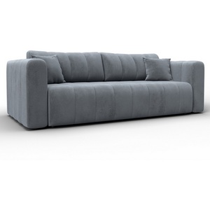 Изображение товара Диван прямой Лига-062 НПБ (ДСП,Фанера,ХДФ/Пластик/Велюр/Серый) Лига Диванов 130278