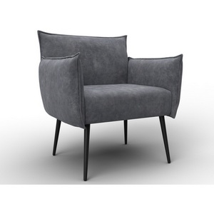 Изображение товара Кресло Лига-083 (Фанера/Металл/Велюр/Темно-серый) Лига Диванов 132323