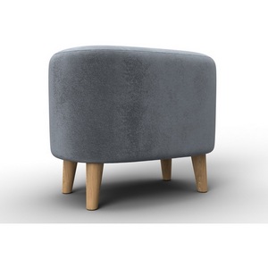 Изображение товара Пуф 003 (ДСП,Фанера/Дерево/Велюр/Серый) Лига Диванов 132360