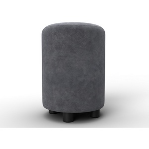 Изображение товара Пуф 001 (ДСП,Фанера/Пластик/Велюр/Темно-серый) Лига Диванов 132486