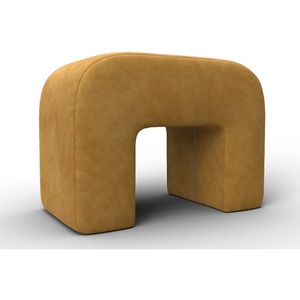 Изображение товара Пуф 008 (ДСП,Брус,Фанера,Велюр/Желтый) Лига Диванов 132520