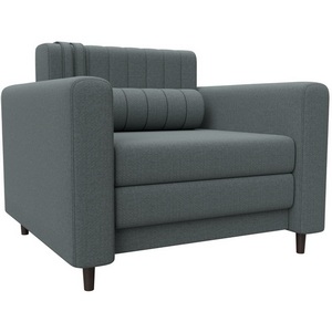 Изображение товара Кресло Лига-070 (ЛДСП,Брус,Фанера/Дерево/Рогожка/Серый) Лига Диванов 132544