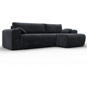 Изображение товара Диван угловой Лига-099 угол универсальный (ДВП,ДСП,ЛДСП,Брус,Фанера/Пластик/Велюр/Темно-серый) Лига Диванов 132587