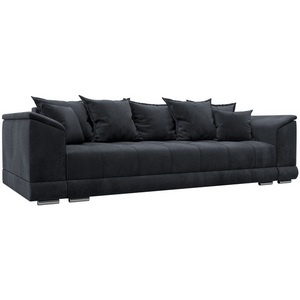 Изображение товара Диван прямой НордСтар НПБ (ДСП,ЛДСП,Брус/Пластик,Металл/Велюр/Темно-серый) Лига Диванов 133200