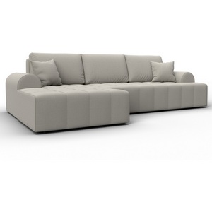 Изображение товара Диван угловой Лига-080 угол левый (ДСП/Пластик/Рогожка/Бежевый) Лига Диванов 134740L