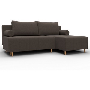 Изображение товара Диван угловой Лига-102 угол универсальный (ДСП,Брус,Фанера,Рогожка/Коричневый) Лига Диванов 134796
