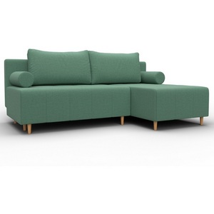 Изображение товара Диван угловой Лига-102 угол универсальный (ДСП,Брус,Фанера,Рогожка/Зеленый) Лига Диванов 134799