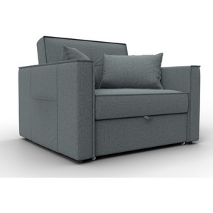 Изображение товара Кресло-кровать Лига-104 (80) (ЛДСП,Брус,Фанера,Рогожка/Серый) Лига Диванов 134844