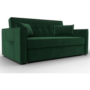 Изображение товара Диван прямой Лига-104 (140) (ЛДСП,Брус,Фанера,Велюр/Зеленый) Лига Диванов 134870