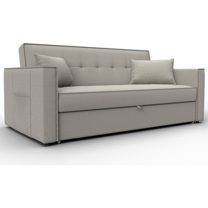 Изображение товара Диван прямой Лига-104 (160) (ЛДСП,Брус,Фанера,Рогожка/Бежевый) Лига Диванов 134874