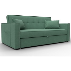 Изображение товара Диван прямой Лига-104 (160) (ЛДСП,Брус,Фанера,Рогожка/Зеленый) Лига Диванов 134878