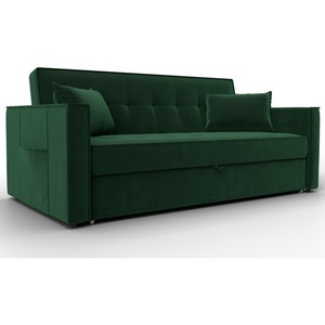Изображение товара Диван прямой Лига-104 (160) (ЛДСП,Брус,Фанера,Велюр/Зеленый) Лига Диванов 134886