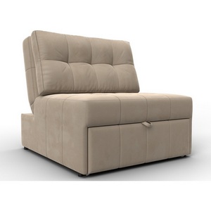 Изображение товара Кресло-кровать Лига-107 (80) (ЛДСП,Брус,Фанера,Велюр/Бежевый) Лига Диванов 134895
