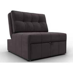 Изображение товара Кресло-кровать Лига-107 (80) (ЛДСП,Брус,Фанера,Велюр/Коричневый) Лига Диванов 134899