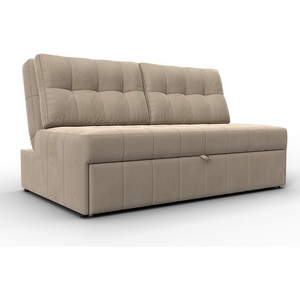 Изображение товара Диван прямой Лига-107 (140) (ЛДСП,Брус,Фанера,Велюр/Бежевый) Лига Диванов 134906