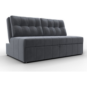 Изображение товара Диван прямой Лига-107 (140) (ЛДСП,Брус,Фанера,Велюр/Серый) Лига Диванов 134909