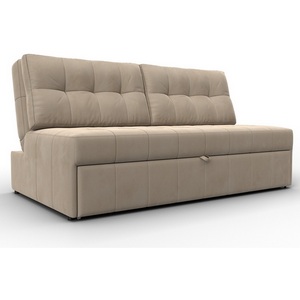 Изображение товара Диван прямой Лига-107 (160) (ЛДСП,Брус,Фанера,Велюр/Бежевый) Лига Диванов 134917