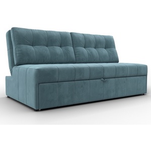 Изображение товара Диван прямой Лига-107 (160) (ЛДСП,Брус,Фанера,Велюр/Бирюзовый) Лига Диванов 134918