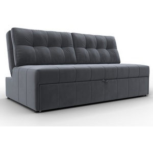 Изображение товара Диван прямой Лига-107 (160) (ЛДСП,Брус,Фанера,Велюр/Серый) Лига Диванов 134920