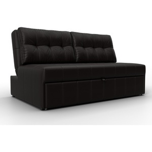 Изображение товара Диван прямой Лига-107 (140) (ЛДСП,Брус,Фанера,Экокожа/Коричневый) Лига Диванов 134924