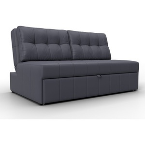 Изображение товара Диван прямой Лига-107 (140) (ЛДСП,Брус,Фанера,Экокожа/Серый) Лига Диванов 134926