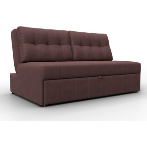 Изображение товара Диван прямой Лига-107 (140) (ЛДСП,Брус,Фанера,Замша/Бордовый) Лига Диванов 134928