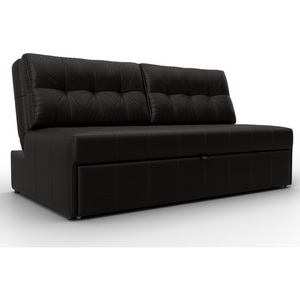 Изображение товара Диван прямой Лига-107 (160) (ЛДСП,Брус,Фанера,Экокожа/Коричневый) Лига Диванов 134933