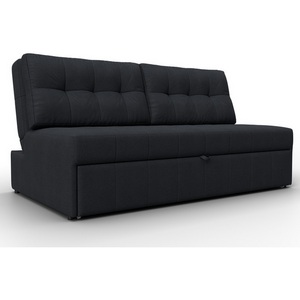 Изображение товара Диван прямой Лига-107 (160) (ЛДСП,Брус,Фанера,Замша/Темно-серый) Лига Диванов 134936