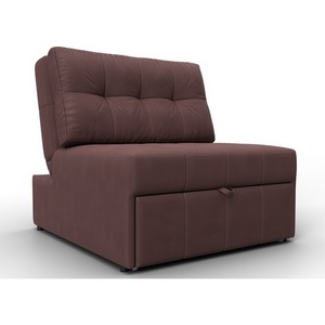 Изображение товара Кресло-кровать Лига-107 (80) (ЛДСП,Брус,Фанера,Замша/Бордовый) Лига Диванов 134946
