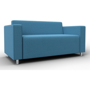 Изображение товара Диван прямой Лига-093 ВН (ДСП,Брус,Фанера,Рогожка/Голубой) Лига Диванов 134956