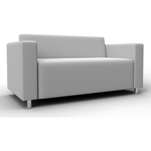 Изображение товара Диван прямой Лига-093 ВН (ДСП,Брус,Фанера,Экокожа/Белый) Лига Диванов 134959