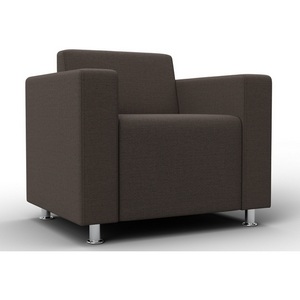 Изображение товара Кресло Лига-093 ВН (ДСП,Брус,Фанера,Рогожка/Коричневый) Лига Диванов 134968