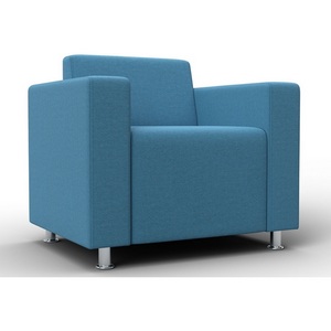 Изображение товара Кресло Лига-093 ВН (ДСП,Брус,Фанера,Рогожка/Голубой) Лига Диванов 134970