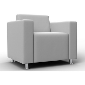 Изображение товара Кресло Лига-093 ВН (ДСП,Брус,Фанера,Экокожа/Белый) Лига Диванов 134973