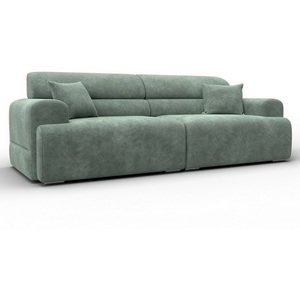 Изображение товара Диван прямой Лига-109 НПБ (ДСП,Фанера,Велюр/Зеленый) Лига Диванов 136483