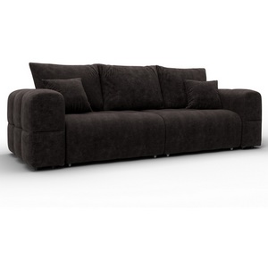 Изображение товара Диван прямой Лига-110 НПБ (ДВП,ДСП,ЛДСП,Брус,Фанера,Велюр/Коричневый) Лига Диванов 136508